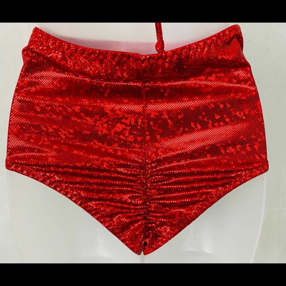 Body Language Metallic Red Bikini - Picture 3 of 4